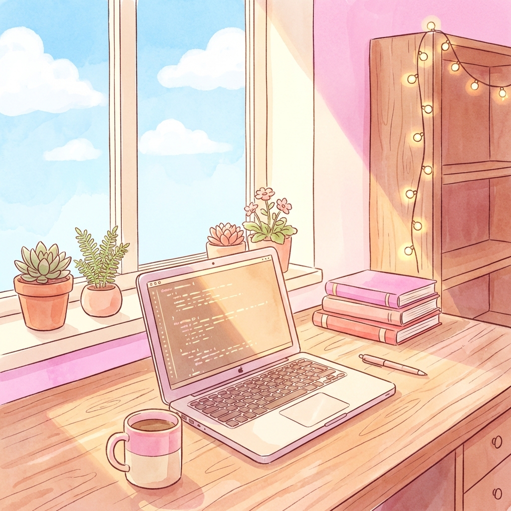 Understanding the vibe - workspace illustration