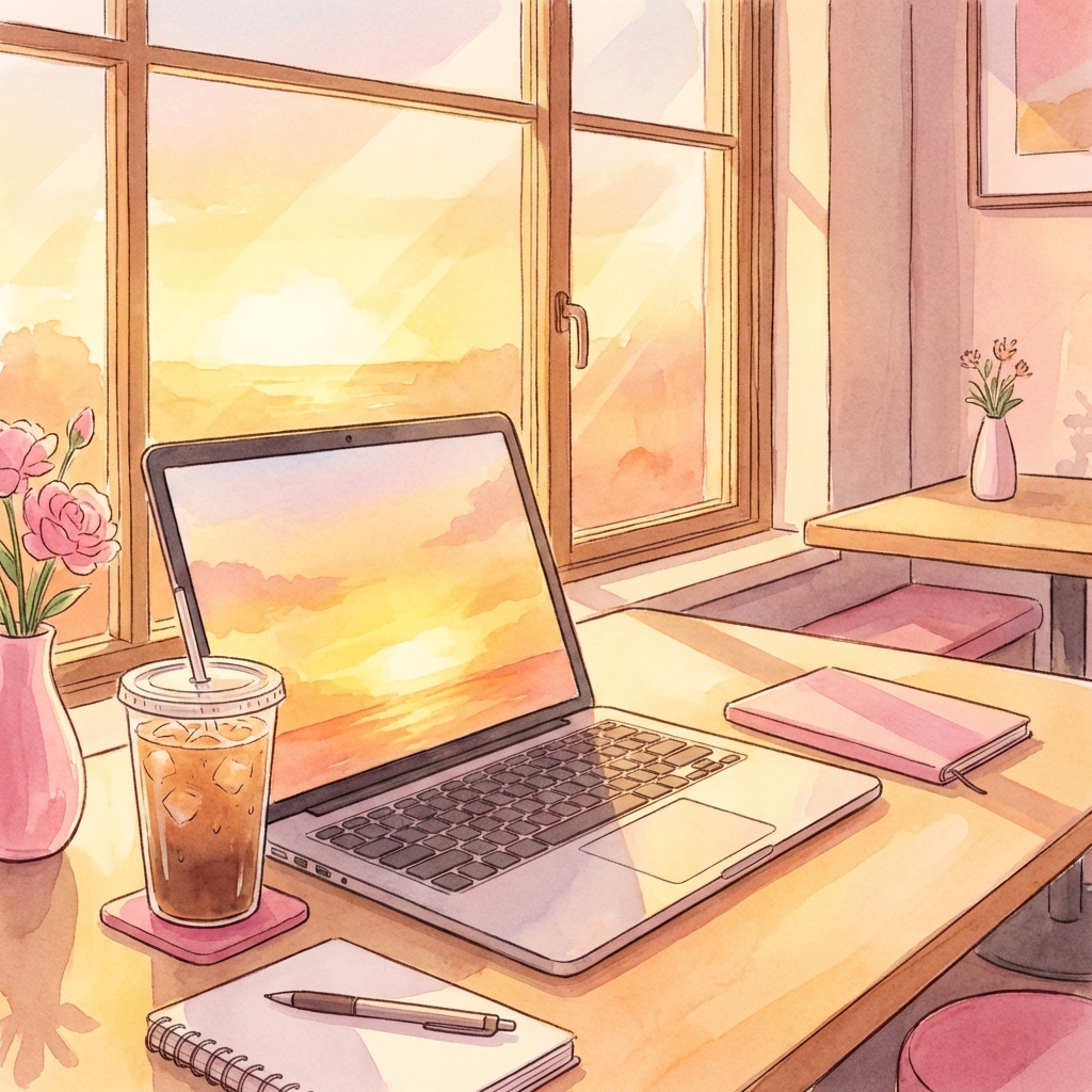 Understanding the vibe - workspace illustration